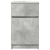 Szafki nocne 2 szt. Beton Szary 39x35x65 cm Drewno klejone
