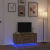 Szafka RTV z oświetleniem LED Dąb Artisan 100x41x50 cm