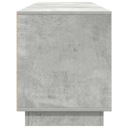 Szafka RTV z oświetleniem LED Beton Szary 193,5x41x50 cm