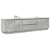 Szafka RTV z oświetleniem LED Beton Szary 193,5x41x50 cm