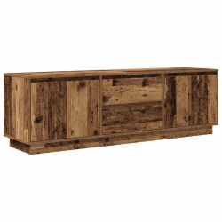 Szafka RTV z oświetleniem LED Stare drewno 160,5x41x50 cm
