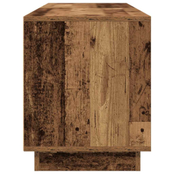 Szafka RTV z oświetleniem LED Stare drewno 160,5x41x50 cm