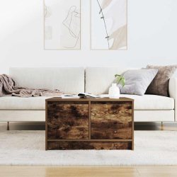 Stolik kawowy z szufladami Dąb wędzony 70,5x70x40 cm