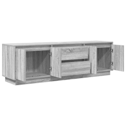 Szafka RTV z oświetleniem LED Szara Sonoma 160,5x41x50 cm