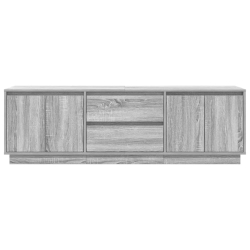 Szafka RTV z oświetleniem LED Szara Sonoma 160,5x41x50 cm