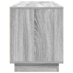 Szafka RTV z oświetleniem LED Szara Sonoma 160,5x41x50 cm