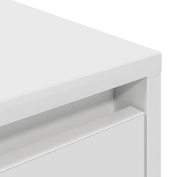 Szafka RTV z oświetleniem LED Biała 100x41x50 cm