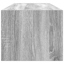 Szafka RTV Szara Sonoma 100x31x25,5 cm Drewno klejone