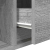 Szafka RTV Szara Sonoma 100x31x25,5 cm Drewno klejone