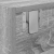Szafka RTV Szara Sonoma 100x31x25,5 cm Drewno klejone