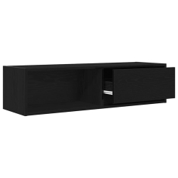 Szafki RTV 2 szt. Dąb czarny 100x31x25,5 cm Drewno klejone