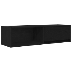 Szafki RTV 2 szt. Dąb czarny 100x31x25,5 cm Drewno klejone