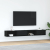 Szafki RTV 2 szt. Dąb czarny 100x31x25,5 cm Drewno klejone