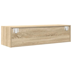 Szafki RTV 2 szt. Dąb Sonoma 100x31x25,5 cm Drewno klejone