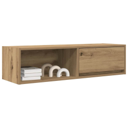 Szafki RTV 2 szt. Dąb Artisan 100x31x25,5 cm Drewno klejone