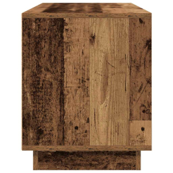 Szafka RTV z oświetleniem LED Stare drewno 100x41x50 cm