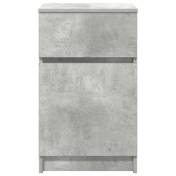 Szafka nocna Beton Szary 39x35x65 cm Drewno klejone