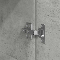 Szafka nocna Beton Szary 39x35x65 cm Drewno klejone
