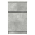 Szafka nocna Beton Szary 39x35x65 cm Drewno klejone