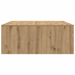 Stolik kawowy z szufladami Artisan Oak 100x100x40 cm