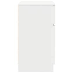 Szafka nocna Biała 39x35x65 cm Drewno klejone