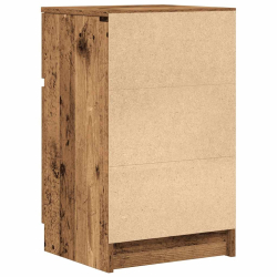 Szafka nocna Stare drewno 39x35x65 cm Drewno klejone