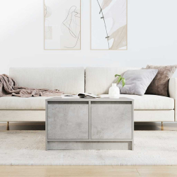 Stolik kawowy z szufladami Betonowy Szary 70,5x70x40 cm