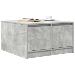 Stolik kawowy z szufladami Betonowy Szary 70,5x70x40 cm