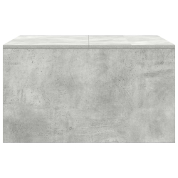 Stolik kawowy z szufladami Betonowy Szary 70,5x70x40 cm