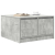 Stolik kawowy z szufladami Betonowy Szary 70,5x70x40 cm
