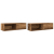 Szafki RTV 2 szt. Stare drewno 100x31x25,5 cm Drewno klejone