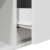 Szafka RTV Biała 100x31x25,5 cm Drewno klejone