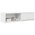 Szafka RTV Biała 100x31x25,5 cm Drewno klejone