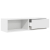 Szafka RTV Biała 100x31x25,5 cm Drewno klejone