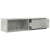 Szafki RTV 2 szt. Beton Szary 100x31x25,5 cm Drewno klejone
