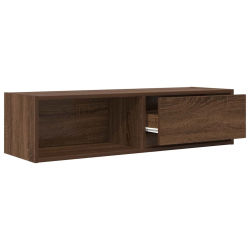 Szafki RTV 2 szt. Brązowy dąb 100x31x25,5 cm Drewno klejone