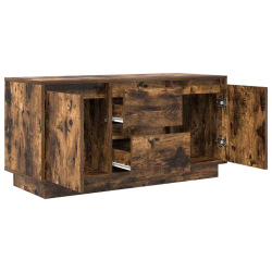 Szafka RTV z oświetleniem LED Dąb wędzony 100x41x50 cm