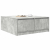 Stolik kawowy z szufladami Betonowy szary 100x100x40 cm