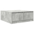 Stolik kawowy z szufladami Betonowy szary 100x100x40 cm