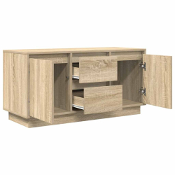 Szafka RTV z oświetleniem LED Dąb Sonoma 100x41x50 cm