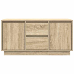 Szafka RTV z oświetleniem LED Dąb Sonoma 100x41x50 cm