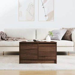 Stolik kawowy z szufladami Brązowy Dąb 70,5x70x40 cm