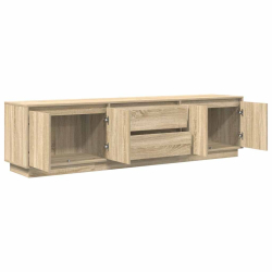 Szafka RTV z oświetleniem LED Dąb Sonoma 193,5x41x50 cm