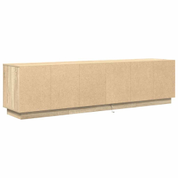Szafka RTV z oświetleniem LED Dąb Sonoma 193,5x41x50 cm