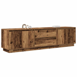 Szafka RTV z oświetleniem LED Stare drewno 193,5x41x50 cm