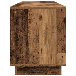 Szafka RTV z oświetleniem LED Stare drewno 193,5x41x50 cm