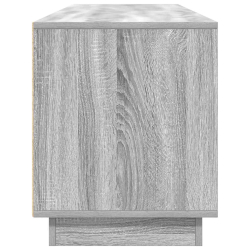 Szafka RTV z oświetleniem LED Szara Sonoma 193,5x41x50 cm
