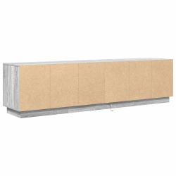 Szafka RTV z oświetleniem LED Szara Sonoma 193,5x41x50 cm