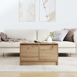 Stolik kawowy z szufladami Artisan Oak 70,5x70x40 cm