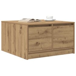 Stolik kawowy z szufladami Artisan Oak 70,5x70x40 cm